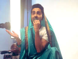 Dream Girl: Ayushmann Khurrana gives a twist to the #SareeTwitter trend with a glimpse of his quirky movie