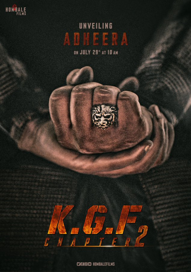FIRST LOOK: Yash starrer KGF: Chapter 2 unveils a new character named Adheera