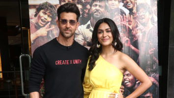 Hrithik Roshan and Mrunal Thakur spotted promoting Super 30
