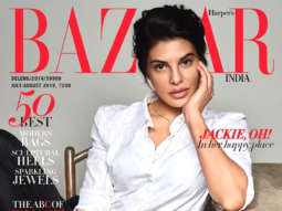 Jackie, Oh! Jacqueline Fernandez shines in monochrome avatar on the cover of Harper’s Bazaar India