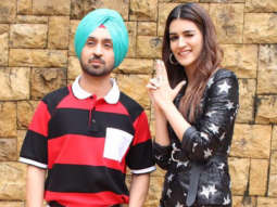 Kriti Sanon & Diljit Dosanjh spotted promoting their upcoming Film Arjun Patiala