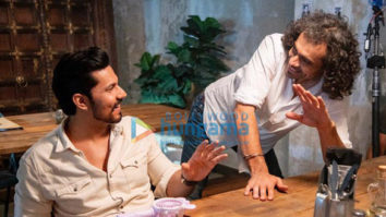 on the sets of the movie Love Aaj Kal 2