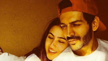on the sets of the movie Love Aaj Kal