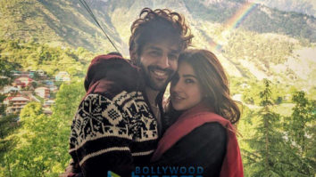 on the sets of the movie Love Aaj Kal
