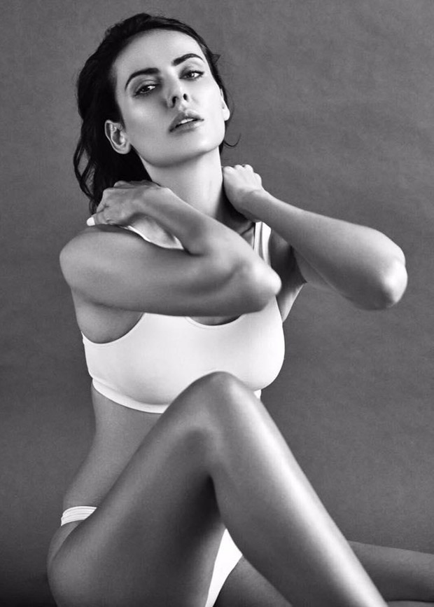 Mandana Karimi scintillates in her latest black and white photoshoot