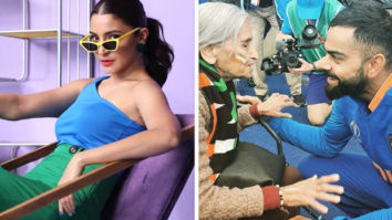 Here’s how Anushka Sharma reacted to these photos of Virat Kohli humbly greeting the 87 year old Charulataji who attended the World Cup!
