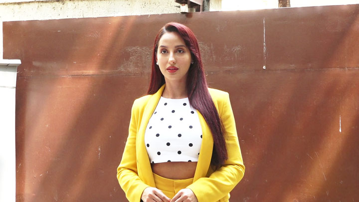 Nora Fatehi spotted at T-Series office Andheri