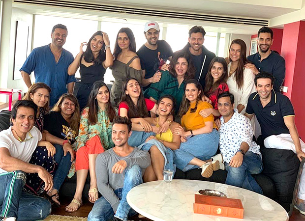 PICTURES Hrithik Roshan, Bhumi Pednekar, Kriti Sanon and others have a gala time at lunch hosted by Farah Khan