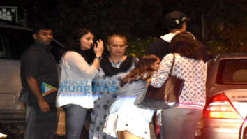 Photos: Abhishek Bachchan and Aishwarya Rai Bachchan snapped with daughter at Yauatcha in BKC