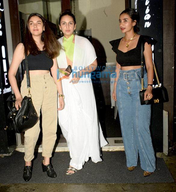 photos aditi rao hydari huma qureshi and patralekha spotted at bastian in bandra 1