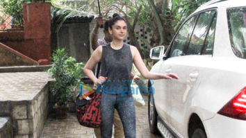 Photos: Aditi Rao Hydari and Parineeti Chopra spotted at the gym