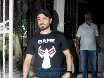 Photos: Emraan Hashmi spotted at Shankar Mahadevan's studio in Bandra