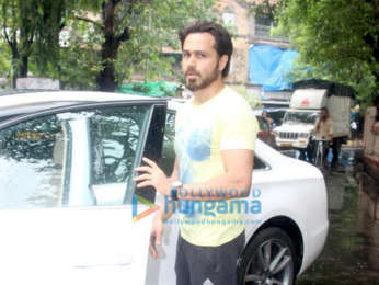 Photos: Emraan Hashmi spotted at Shankar Mahadevan’s studio