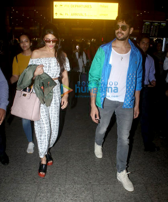 photos jacqueline fernandez and sidharth malhotra snapped at the airport 1