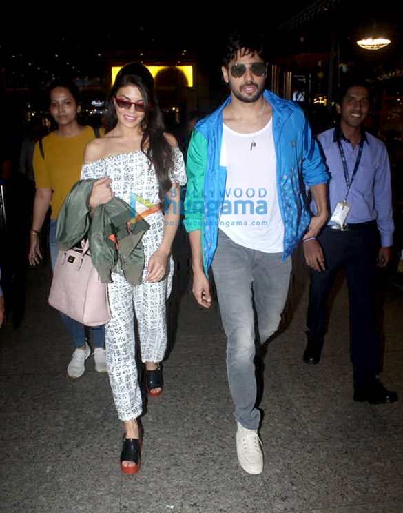 photos jacqueline fernandez and sidharth malhotra snapped at the airport 3