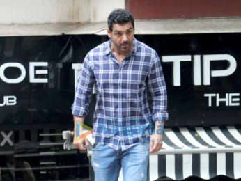 Photos: John Abraham spotted at Tip & Toe in Juhu
