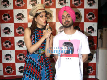 Photos: Kriti Sanon and Diljit Dosanjh grace the song launch of ‘Sachiya Mohabbatan’ from their film 'Arjun Patiala'