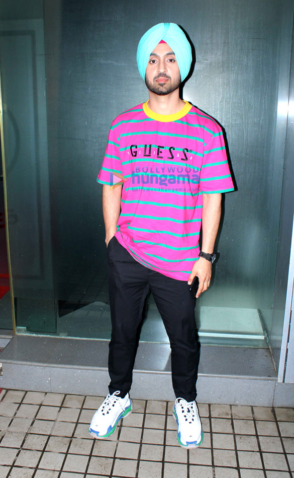 photos kriti sanon and diljit dosanjh snapped promoting their film arjun patiala 4