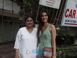 Photos: Kriti Sanon snapped with her mom in Juhu