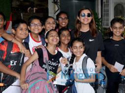 Photos: Parineeti Chopra snapped during badminton practice at Khar Gymkhana