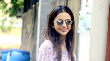 Photos: Rakul Preet Singh snapped at a dubbing studio in Juhu