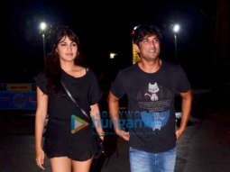 Photos: Rhea Chakraborty and Sushant Singh Rajput snapped at Dirty Buns at Kamala Mills
