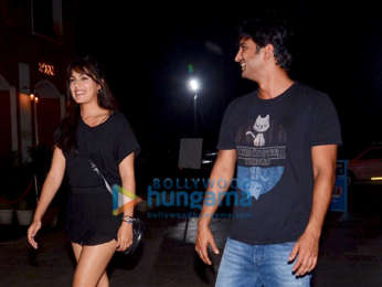Photos: Rhea Chakraborty and Sushant Singh Rajput snapped at Dirty Buns at Kamala Mills