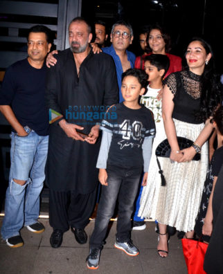 Photos: Sanjay Dutt spotted with family at Yauatcha in BKC