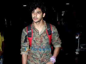 Photos: Sanya Malhotra and Ishaan Khatter snapped at the airport