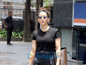 Photos: Sanya Malhotra snapped at I Think Fitness in Bandra