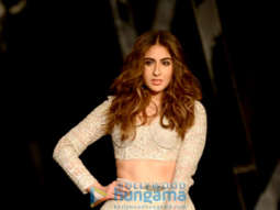 Photos: Sara Ali Khan walks the ramp for Falguni and Shane Peacock at India Couture Week 2019