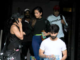 Photos: Shahid Kapoor and Mira Rajput snapped at the gym in Juhu