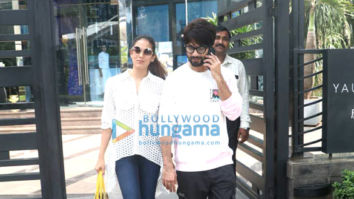 Photos: Shahid Kapoor and Mira Rajput spotted at Yauatcha in BKC