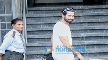 Photos: Shahid Kapoor snapped at the gym