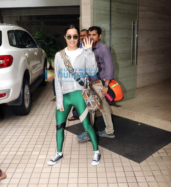 Photos: Shraddha Kapoor spotted at a dubbing studio for ‘Saaho’ in Bandra