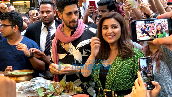 photos sidharth malhotra and parineeti chopra promote their film jabariya jodi in delhi 2