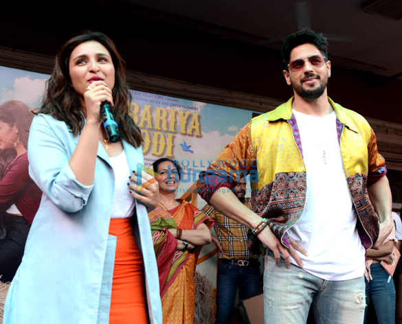 Photos: Sidharth Malhotra and Parineeti Chopra snapped promoting their film Jabariya Jodi at National College in New Delhi Photos: Sidharth Malhotra and Parineeti Chopra snapped promoting their film Jabariya Jodi at National College in New Delhi