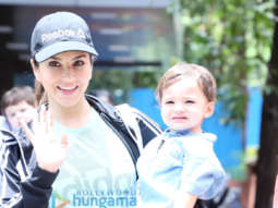 Photos: Sunny Leone snapped with kids at Juhu