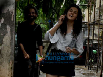 Photos: Taapsee Pannu and Ameesha Patel snapped at Kromakay salon in Juhu
