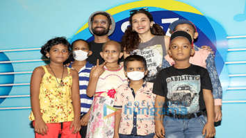 Photos: Taapsee Pannu attends a meet and greet organised for children battling cancer