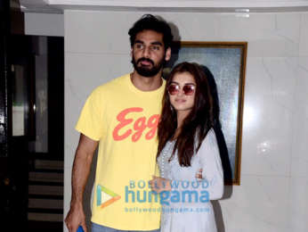 Photos: Tara Sutaria and Ahan Shetty snapped at Milan Luthria's office