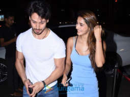 Photos: Tiger Shroff and Disha Patani spotted at Bastian in Bandra