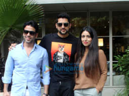 Photos: Tusshar Kapoor, Aftab Shivdasani and Nin Dusanj spotted at Sequel in Bandra