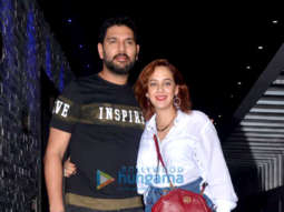 Photos: Yuvraj Singh and Hazel Keech spotted at Hakkasan in Bandra