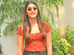 Pooja Hegde spotted at Sunny Super Sound for dubbing
