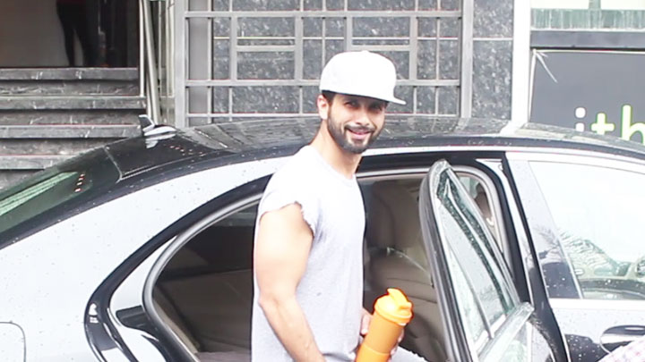 SPOTTED: Shahid Kapoor at Gym, Juhu