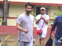 Shahid Kapoor spotted at I Think fitness gym Bandra