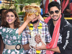 Sidharth Malhotra and Parineeti Chopra snapped at the trailer launch of Jabariya Jodi