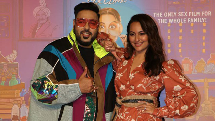 Sonakshi Sinha and Badshah grace the launch of a song from their film Khandaani Shafakhana Part 2