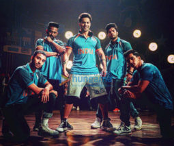 on the sets of the movie Street Dancer 3D